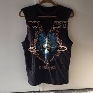 JOURNEY distressed tank top